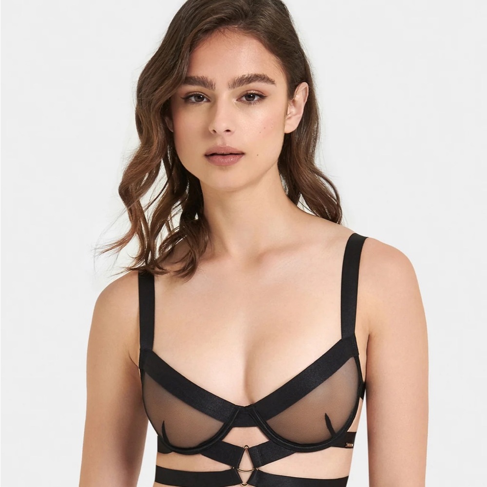 Bluebella Miriam ECO Bra Black 32B NWT